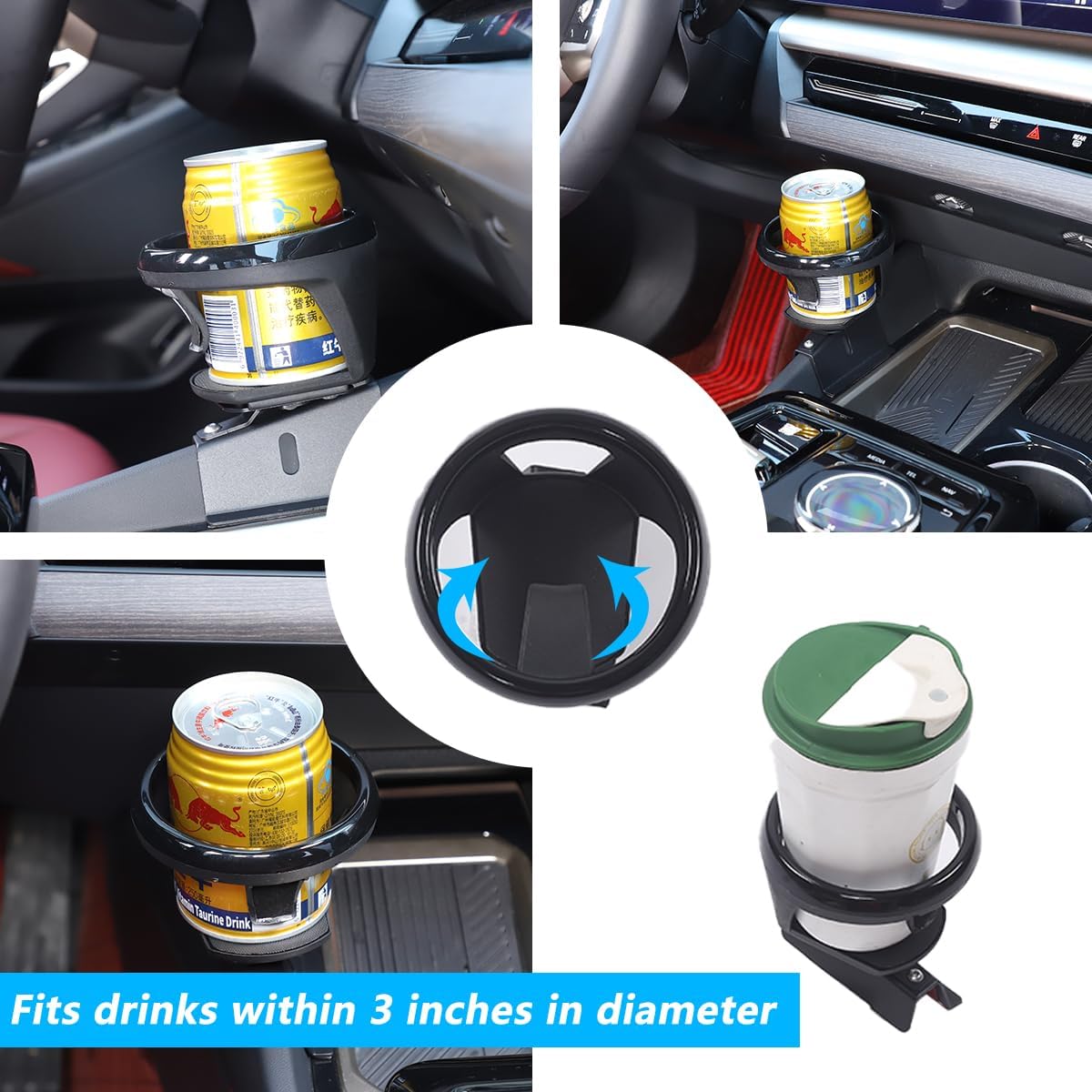 Car Cup Holder, Center Console Cup Holder Compatible with BMW 5 Series G60 2024-2025 Car Center Console Water Cup Holder Expander Interior Accessories