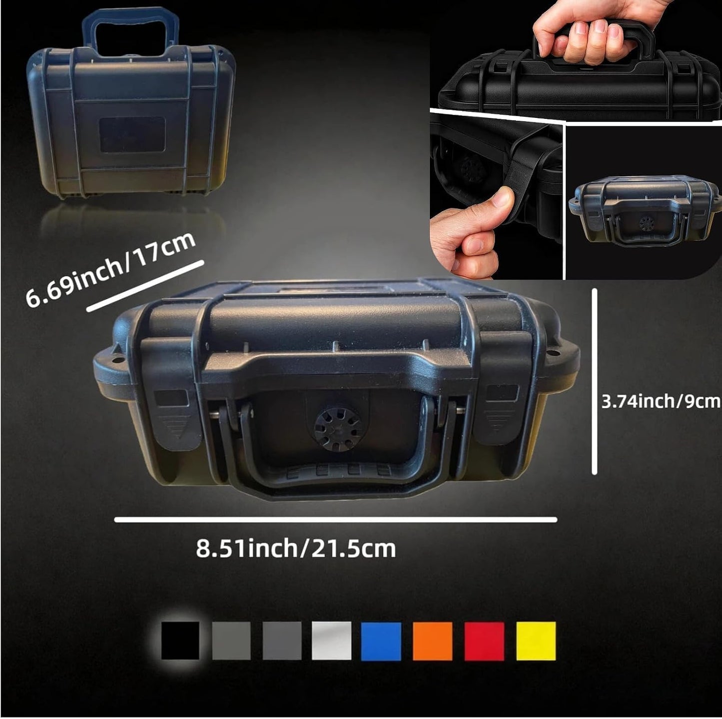 Portable Shockproof Hard Carrying Case Compatible with XbotGo Chameleon Camera, Shockproof & Dustproof, Secure Lock & Ventilation System, Durable PP Plastic with EVA Liner, for Storage & Travel