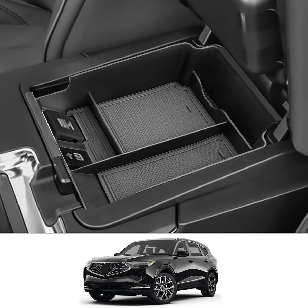 CDEFG Center Console Organizer Tray for 2022 2023 2024 Acura MDX