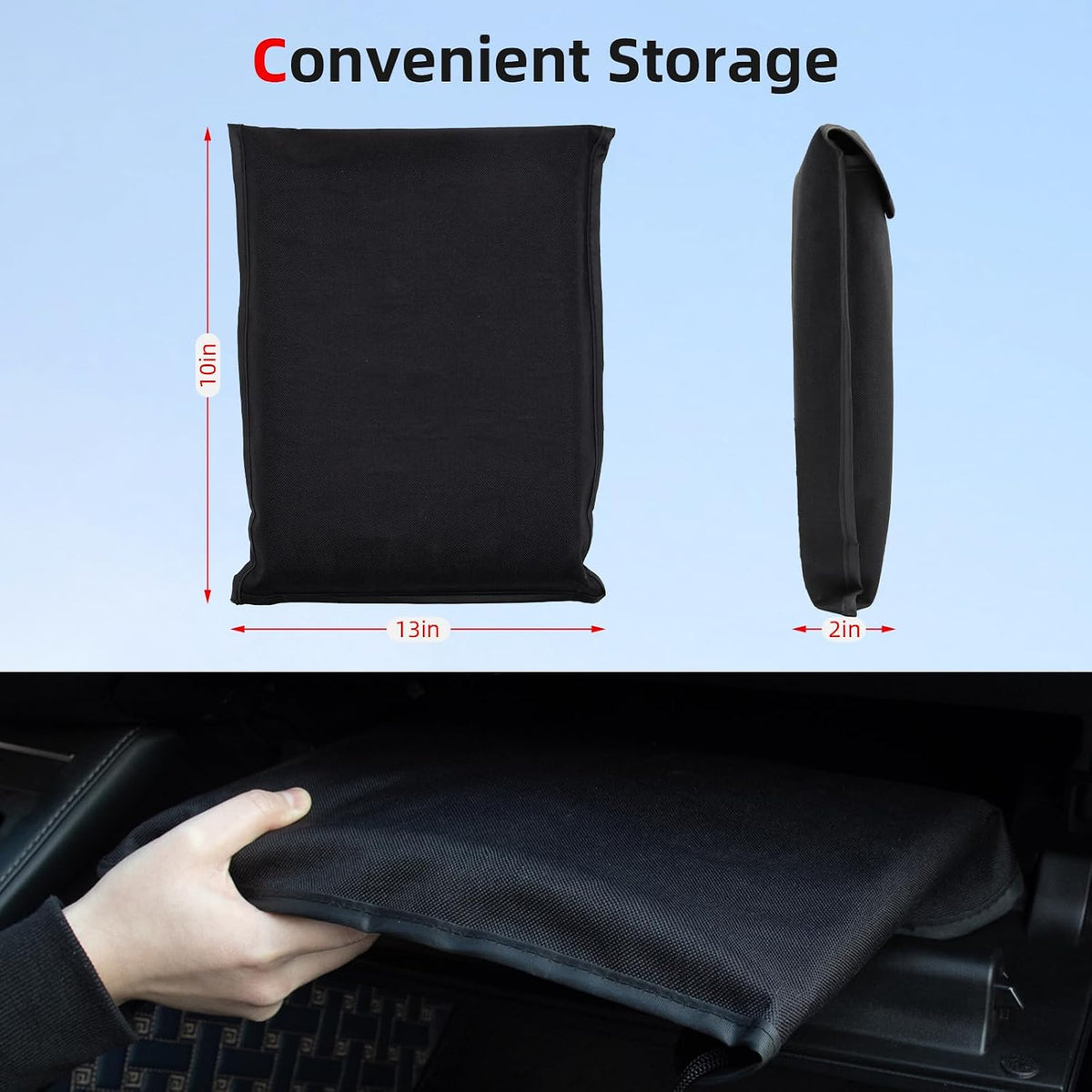 AggAuto Car Windshield Cover for Ice and Snow - 75x46in 600D Oxford Cloth, Anti-Theft & Reflective Side Mirror Covers, All-Season Sun/Snow Protection for Cars & SUVs