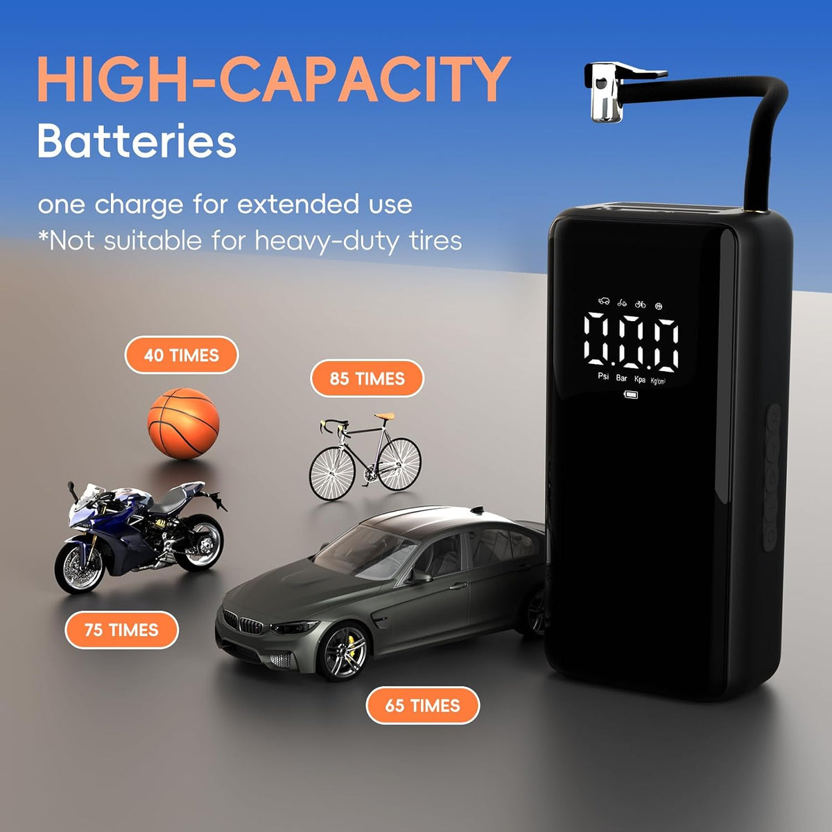 Tire Inflator Portable Air Compressor