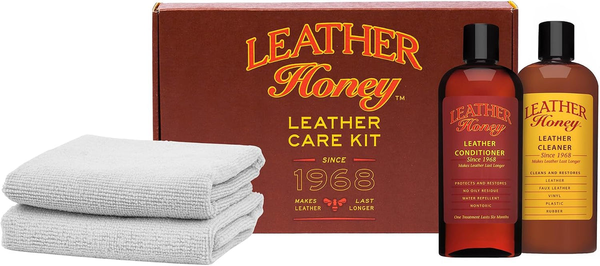 Leather Honey Complete Leather Care Kit – Non-Toxic, Made in USA