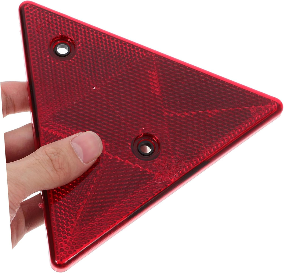 Roadside Auto Warning Triangle Plastic High Visibility Safety Sign