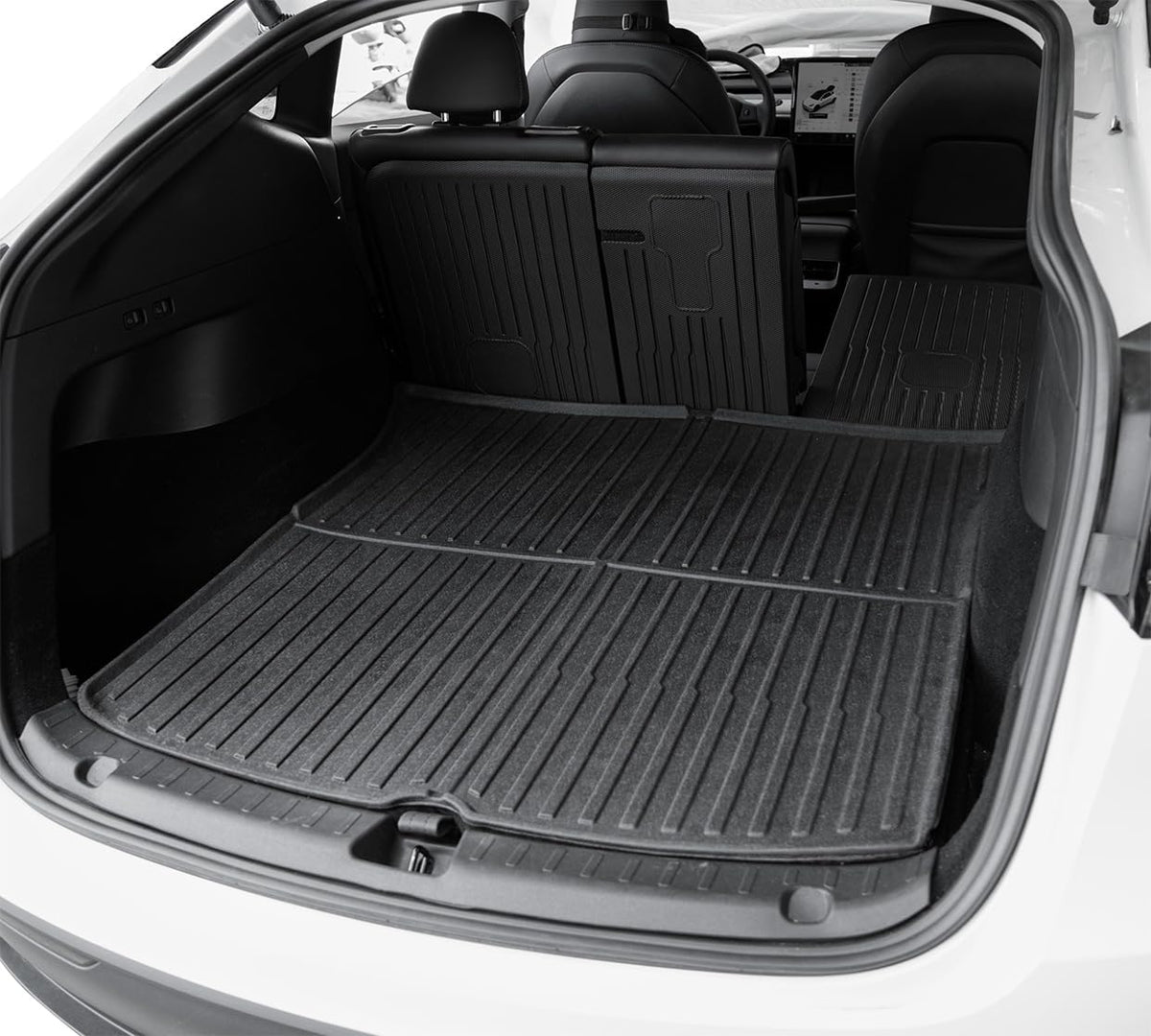 SUPER LINER Tesla Model Y Floor Mats 2021-2024 TPE 9Pcs Set