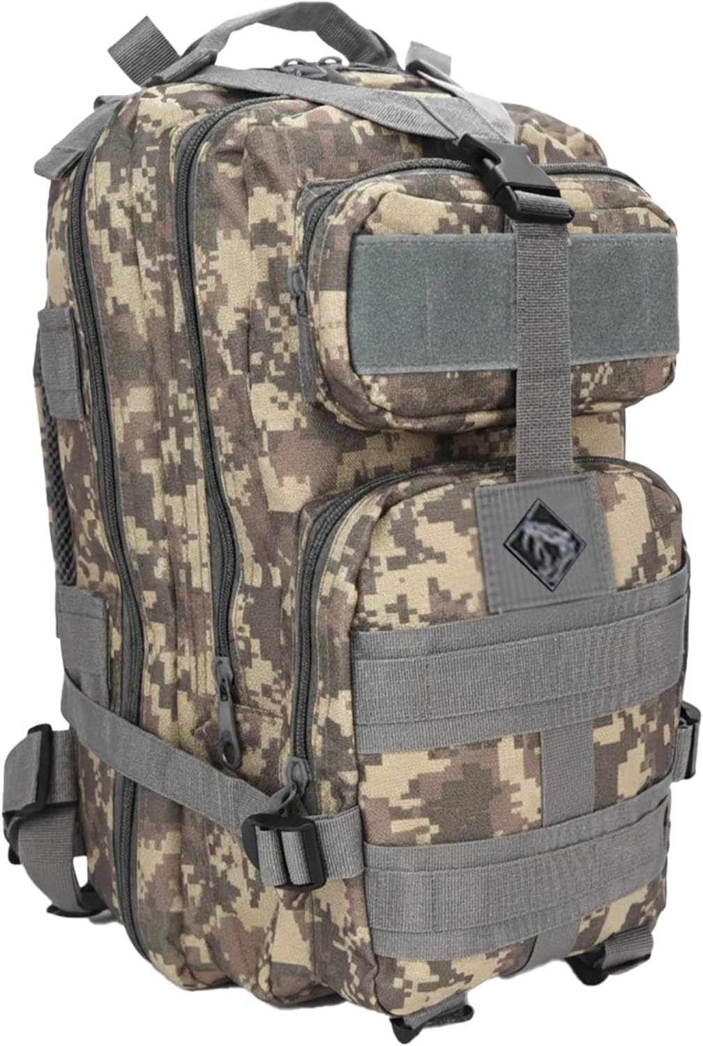 Medium Backpack with Pistol Retention System, Black, Concealed Carry Capability with MOLLE Webbing Exterior for Modular Gear Expansion