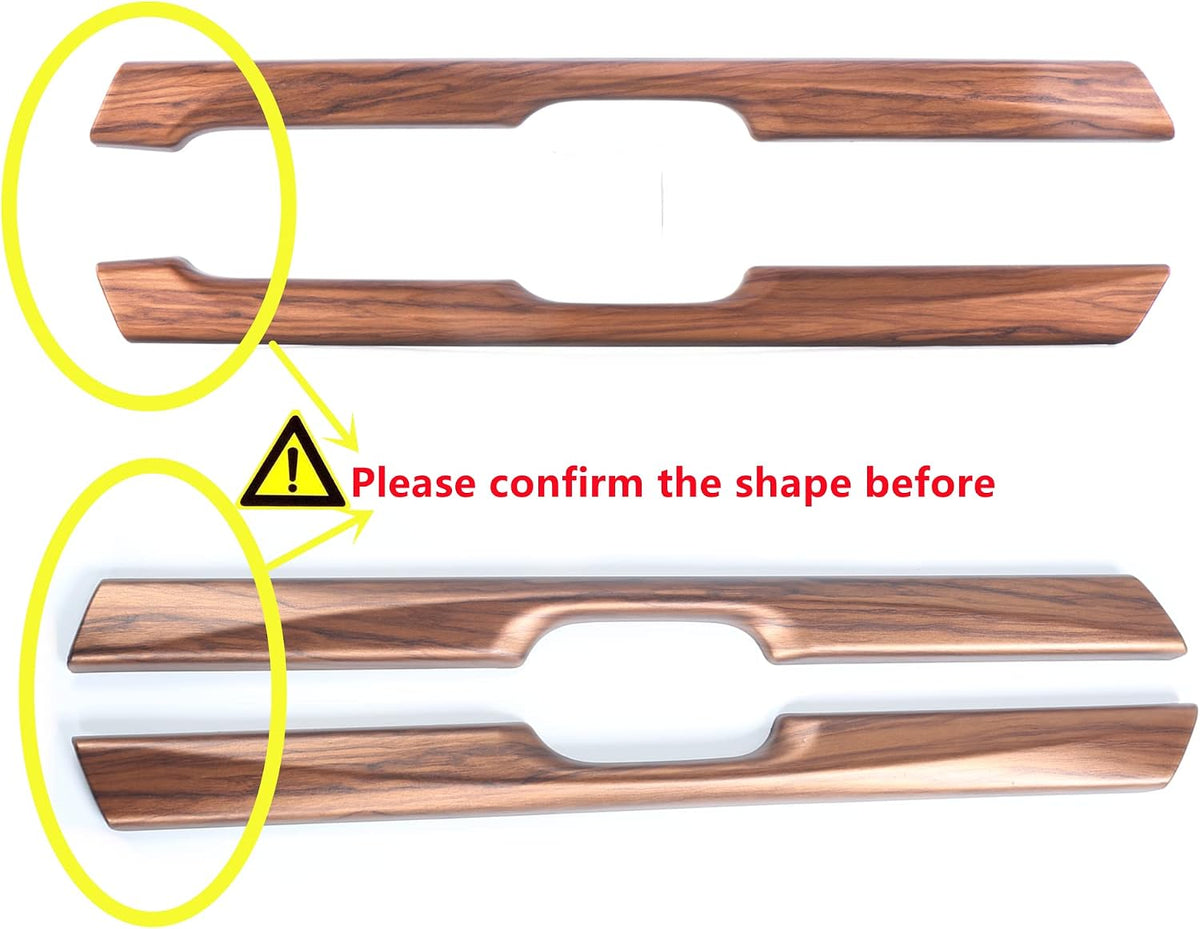 AntBooBoo for Honda CRV 2017 2018 2019 Center Consoles Original Car OEM Style Water Cup Holder Panel Cover Stripe Trims for CR-V Peach Wood Grain