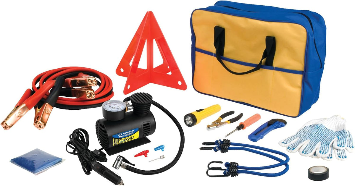 Performance Tool 60220 Roadside Emergency Kit with Jumper Cables