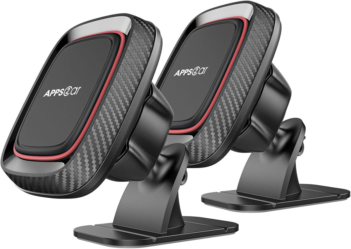 APPS2Car 2-Pack Magnetic Phone Holder for Car, Dashboard Magnet Car Mount