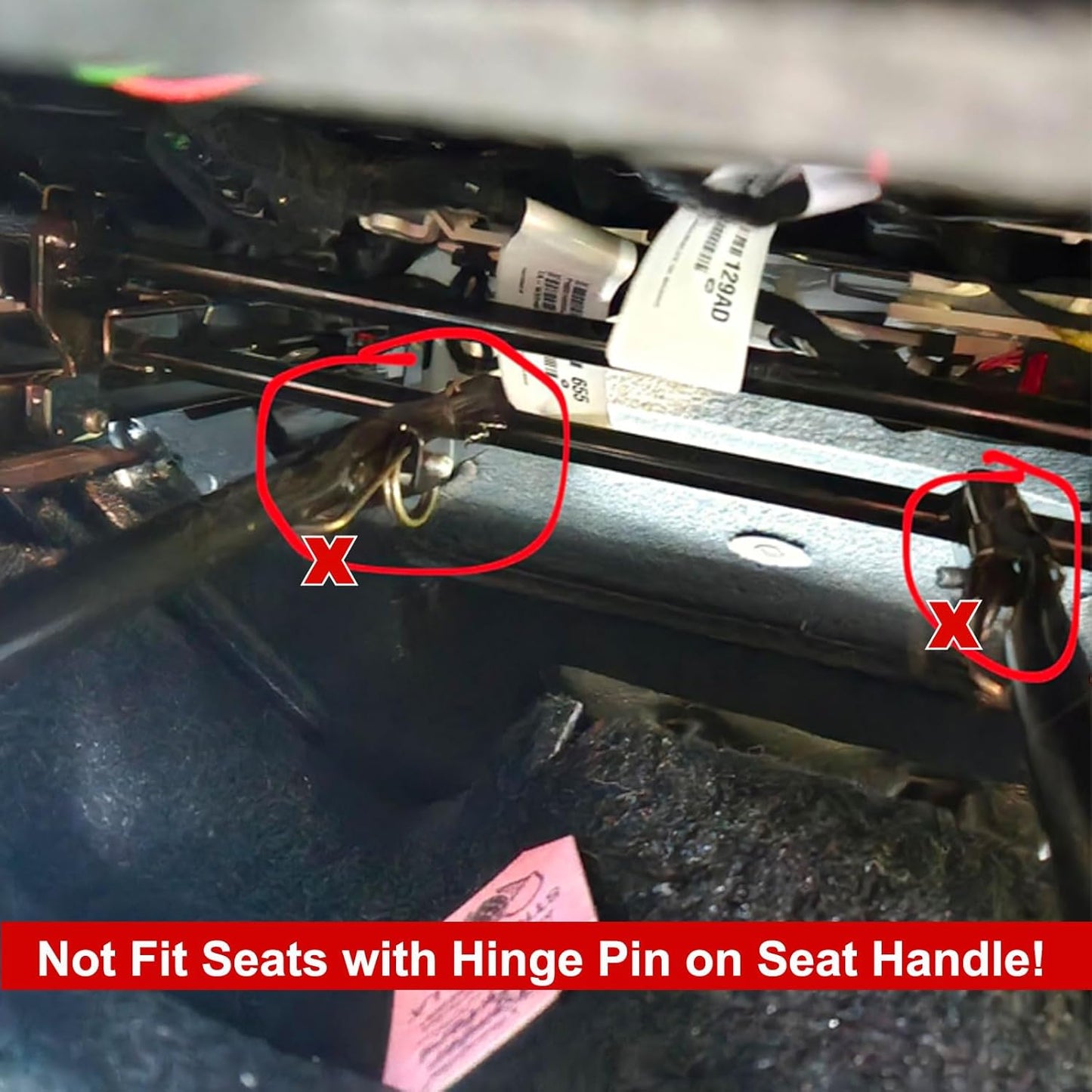 EDBETOS Front Under-Seat Consoles Tray Compatible with Jeep Wrangler JL/JLU 2018-2023 2024 2025 and Jeep Gladiator JT Truck 2020-2024 2025 Accessories Hidden Storage Organizer (Manual Seat Only)