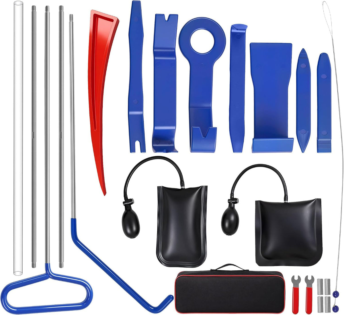 23-Piece Professional Automotive Tool Kit for Car Repair & Roadside Service