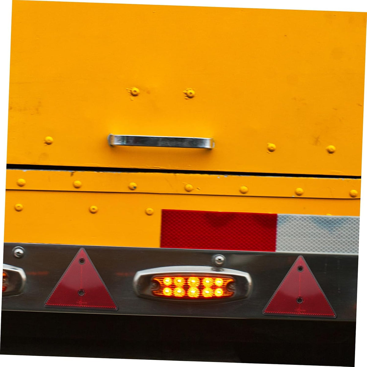 Unomor 2pcs Car Emergency Roadside Reflective Warning Signs Safety Road Sign Sturdy Material Easy to Break Use