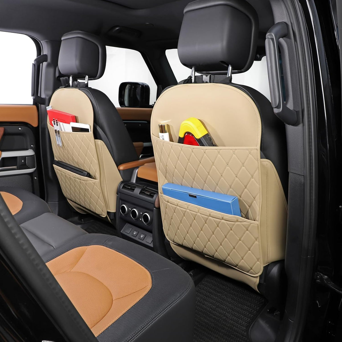 TAIKOO Seat Back Protector,Shields Seat Backs from Kicks and Adds Storage