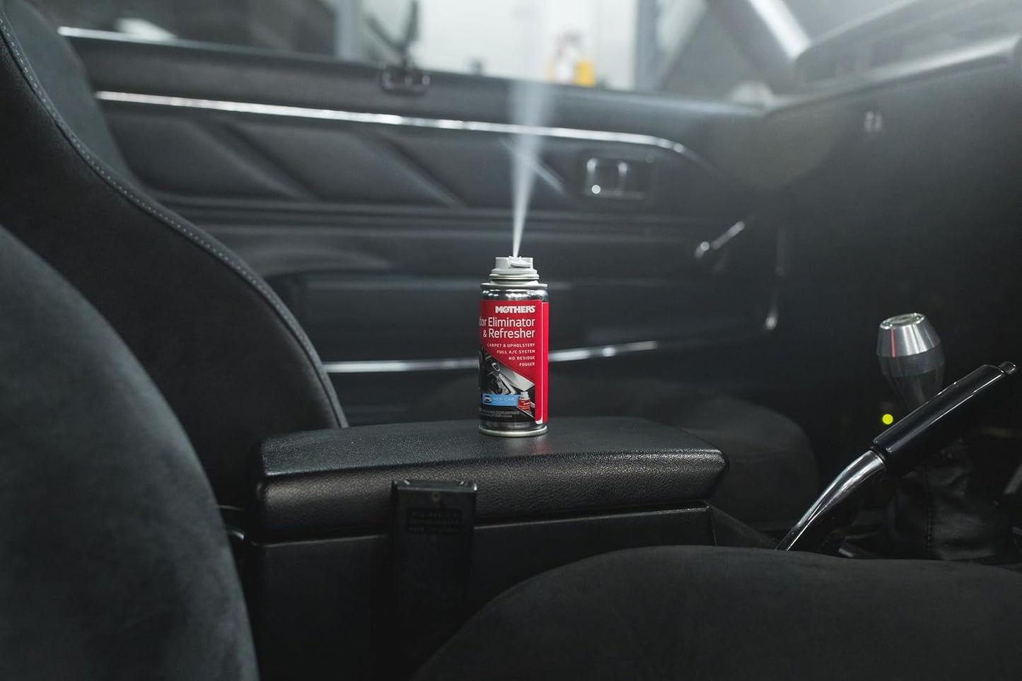 Mothers Odor Eliminator & Refresher, New Car Scent, 2 oz. Aerosol (06811) | Whole-Car Fogger Neutralizes Smoke, Pet, Food & Mildew Odors with CMM® Technology, Freshens Cabin & Vent Ducts