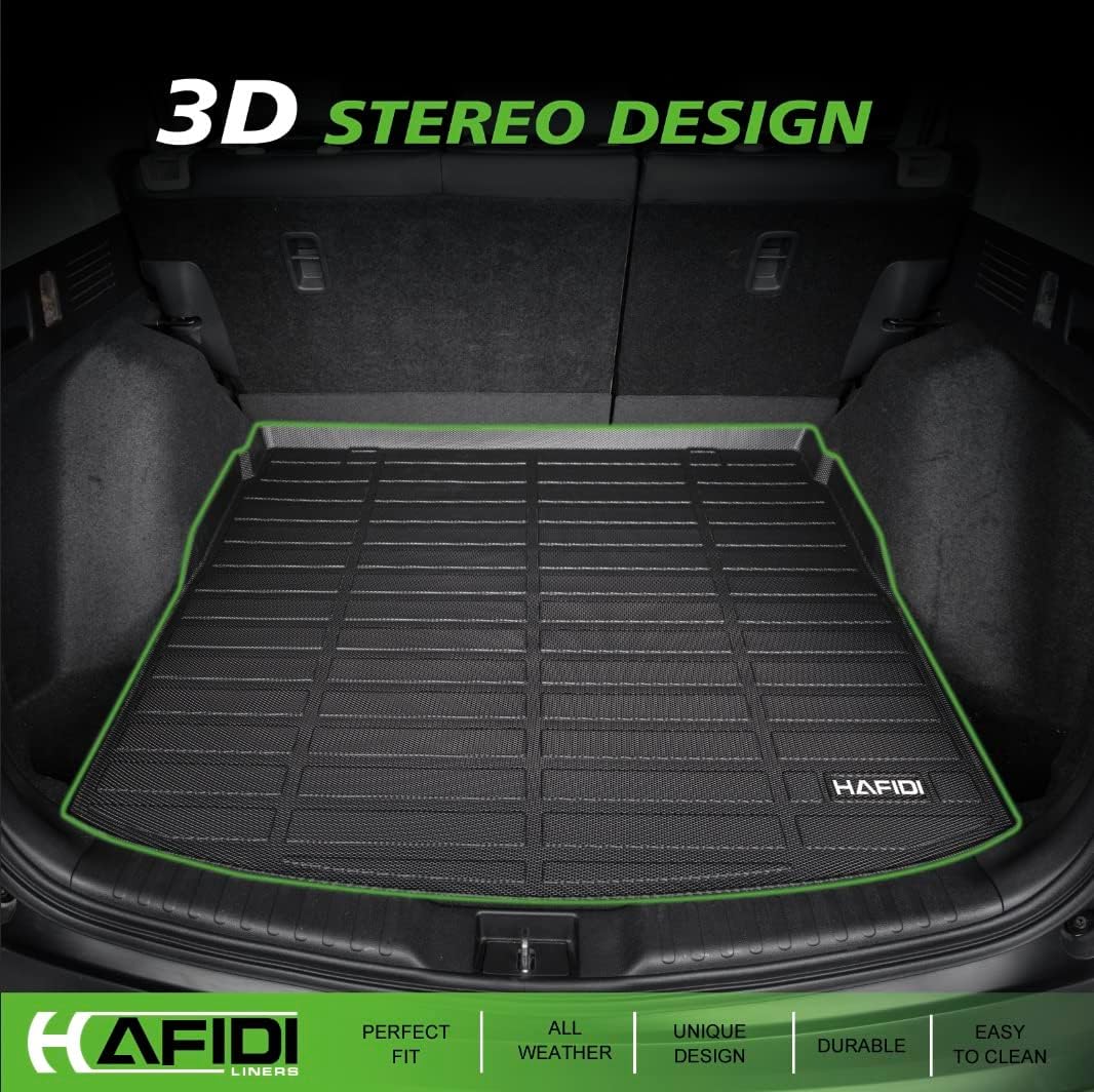 All Weather Car Floor Mats & Cargo Liner for 2022-2025 2026 Hyundai Tucson (No Hybrid Models) Custom Fit Full Set Accessories - Black