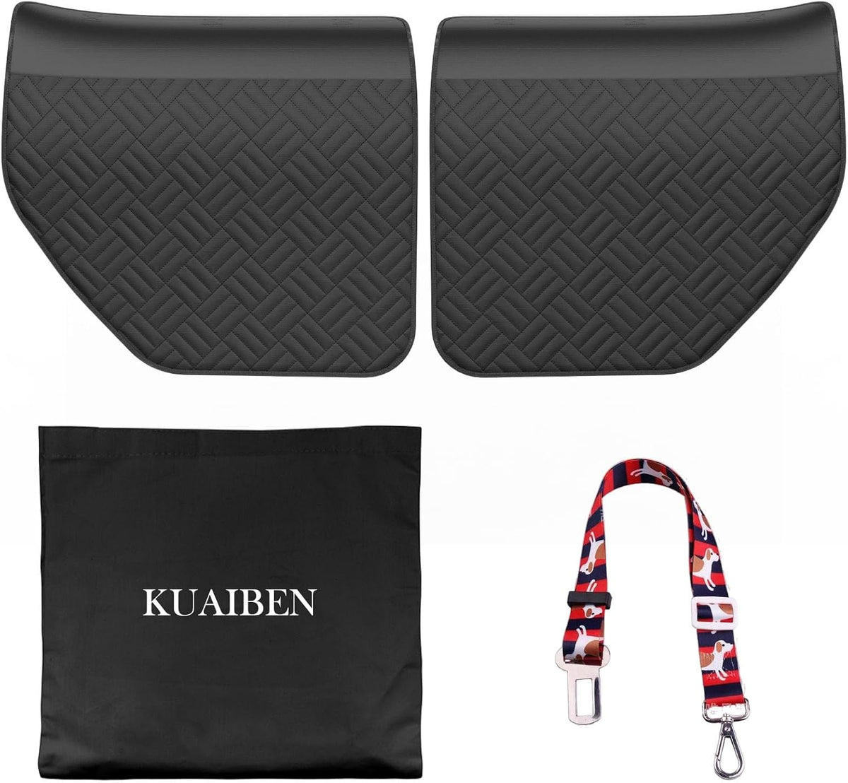 Car Door Protector for Dogs - Heavy Duty Thick Oxford Covers for Car Back Door Protect for Pet Scratching(M)