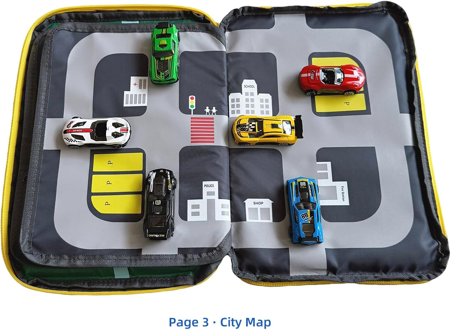 Portable Busy Travel Toys for boys, Quiet Car Airplane Trip Toddler Toy | On-the-Go Play Set,Toy Storage Bag , Essentials & Activities for Long Travel Camping, Gift for Kids Ages 3-5 & 4-8 Years Old
