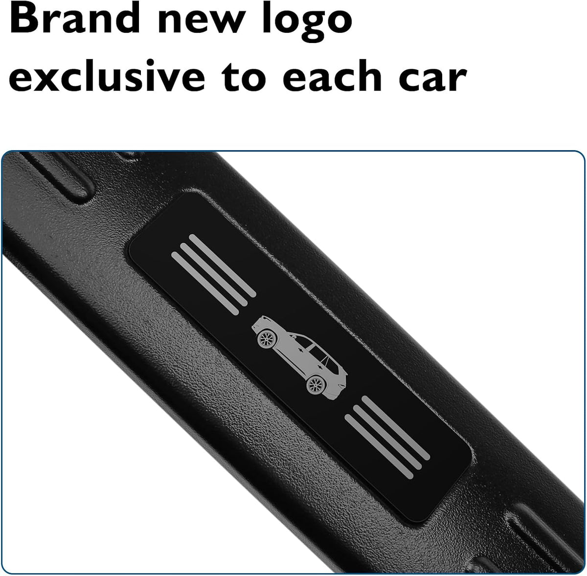 BIBLOZ ABS Material Door Sill Protector Compatible with Toyota Grand Highlander (Include Hybrid) LE/XLE/Limited/Platinum Accessories 2024 2025 2026 Door Sill Guards Trim(Not for Highlander)