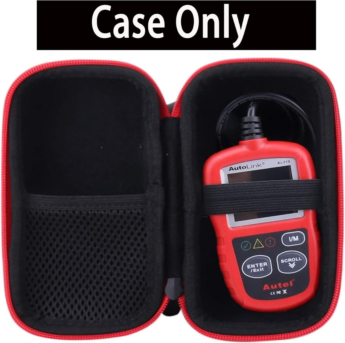 Hard Case Replacement for Autel AutoLink AL319 AL329 Code Reader by Aenllosi (Red, Case Only)