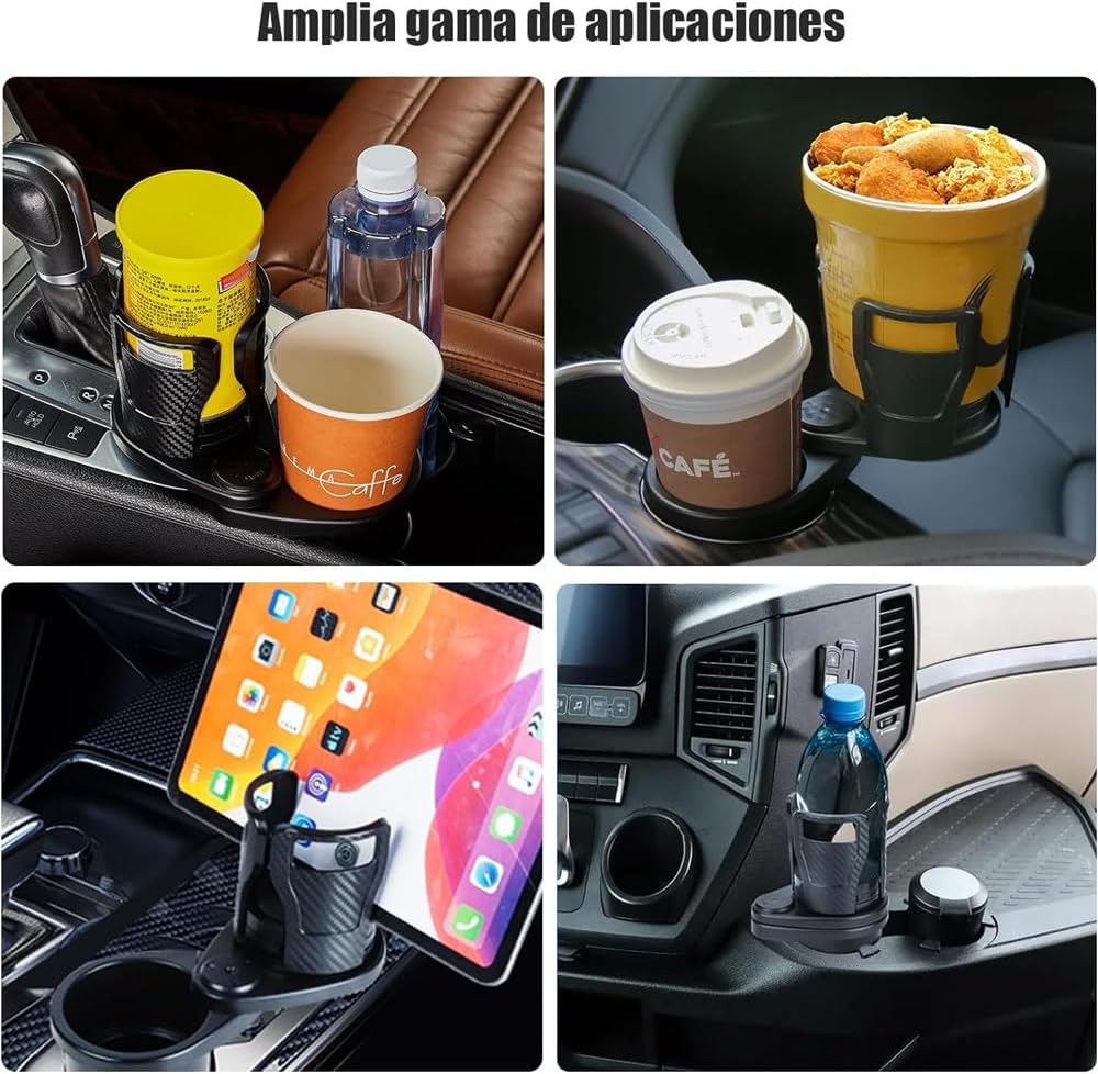 Car Cup Holder Expander for Subaru Forester 2019 2020-2024 2025, 2 in 1 Multifunctional Car Cup Holder Extender Adapter Adjustable Base, 32/40 oz Large Bottles