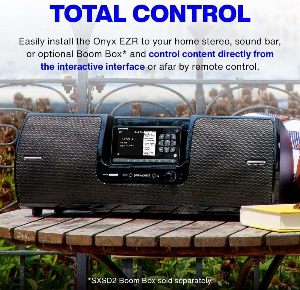 Onyx EZR Satellite Radio with Home Kit (SXEZR1H1) | SiriusXM