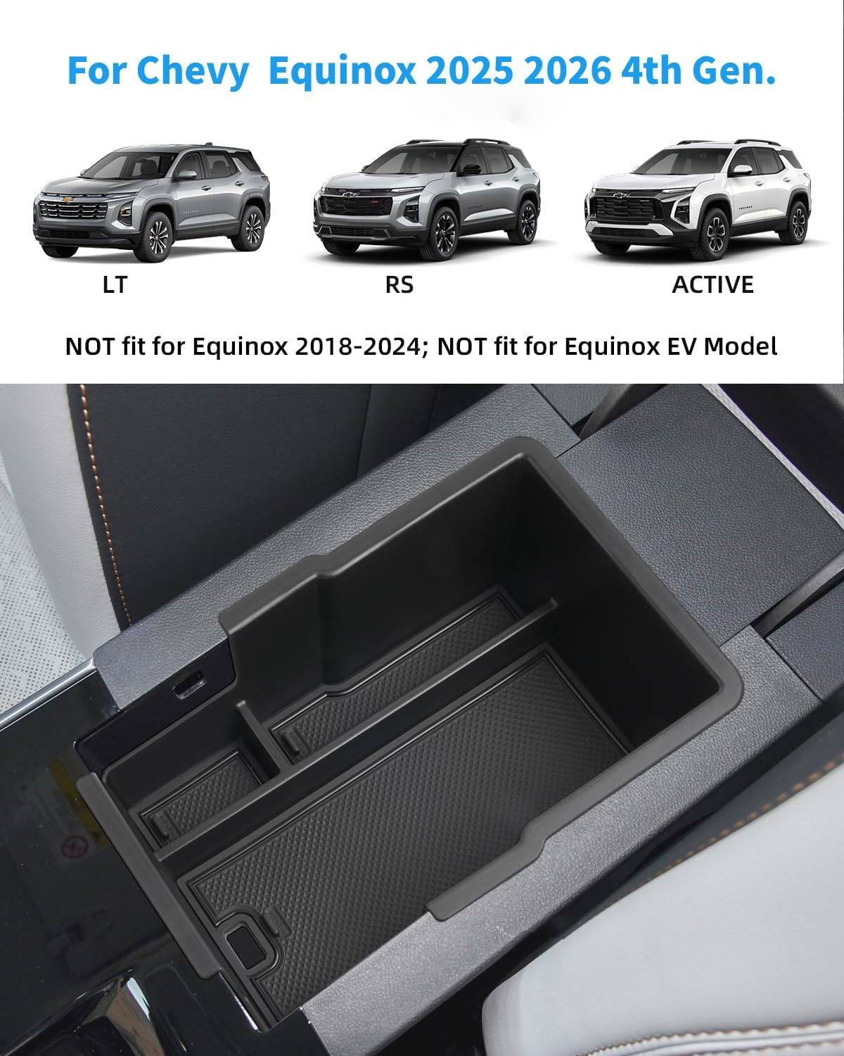 Center Console Organizer for Chevy Equinox 2026 2025