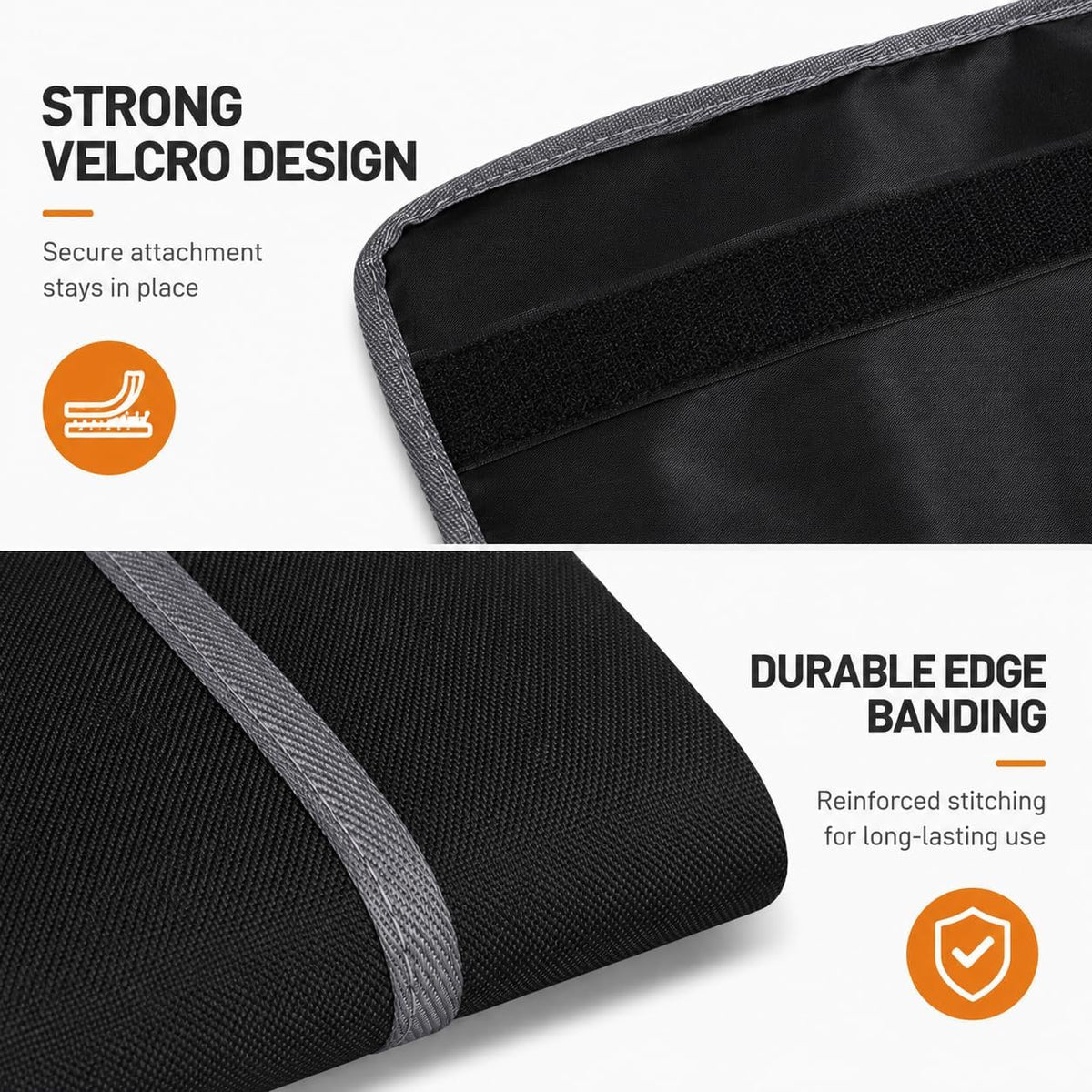 Car Trunk Organizer, Hanging Seat Back Storage Organizer with Large Pockets, Space-saving Backseat Car Organizer