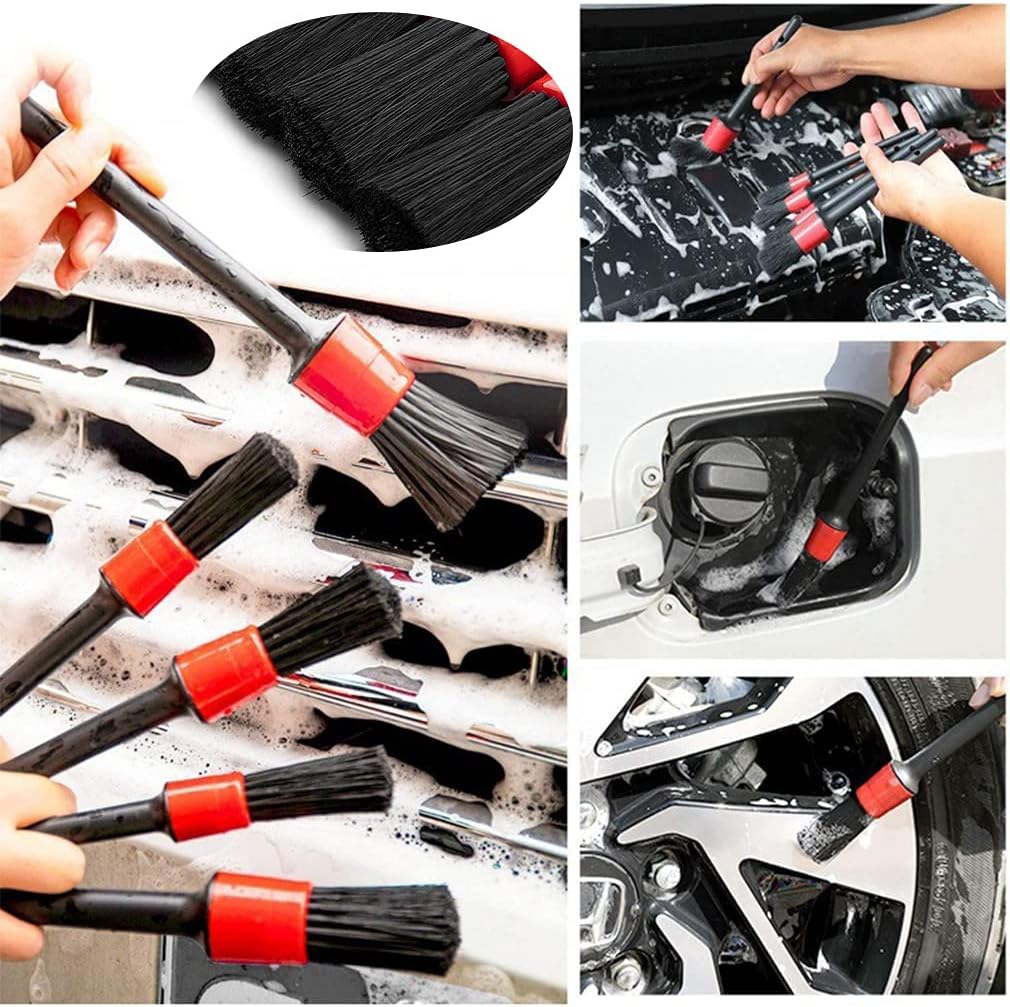 10PCS Car Auto Detailing Brushes Set Interior & Exterior Cleaner