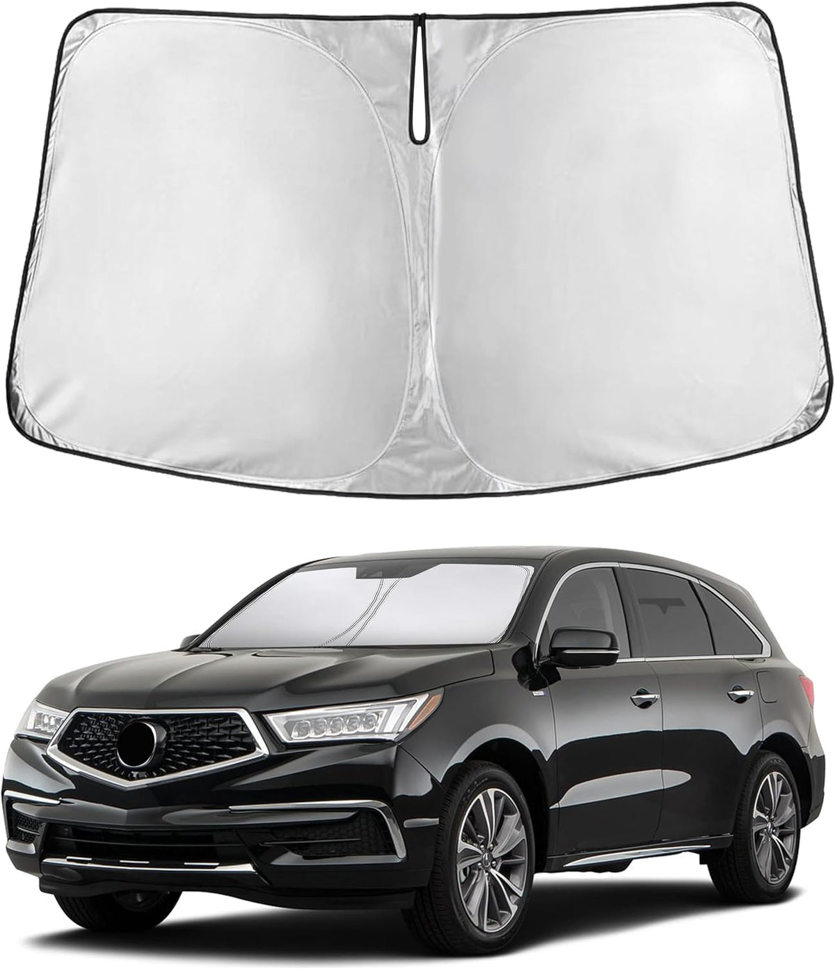 EcoNour Windshield Sunshade Compatible for Acura MDX 2014-2018 2019 2020