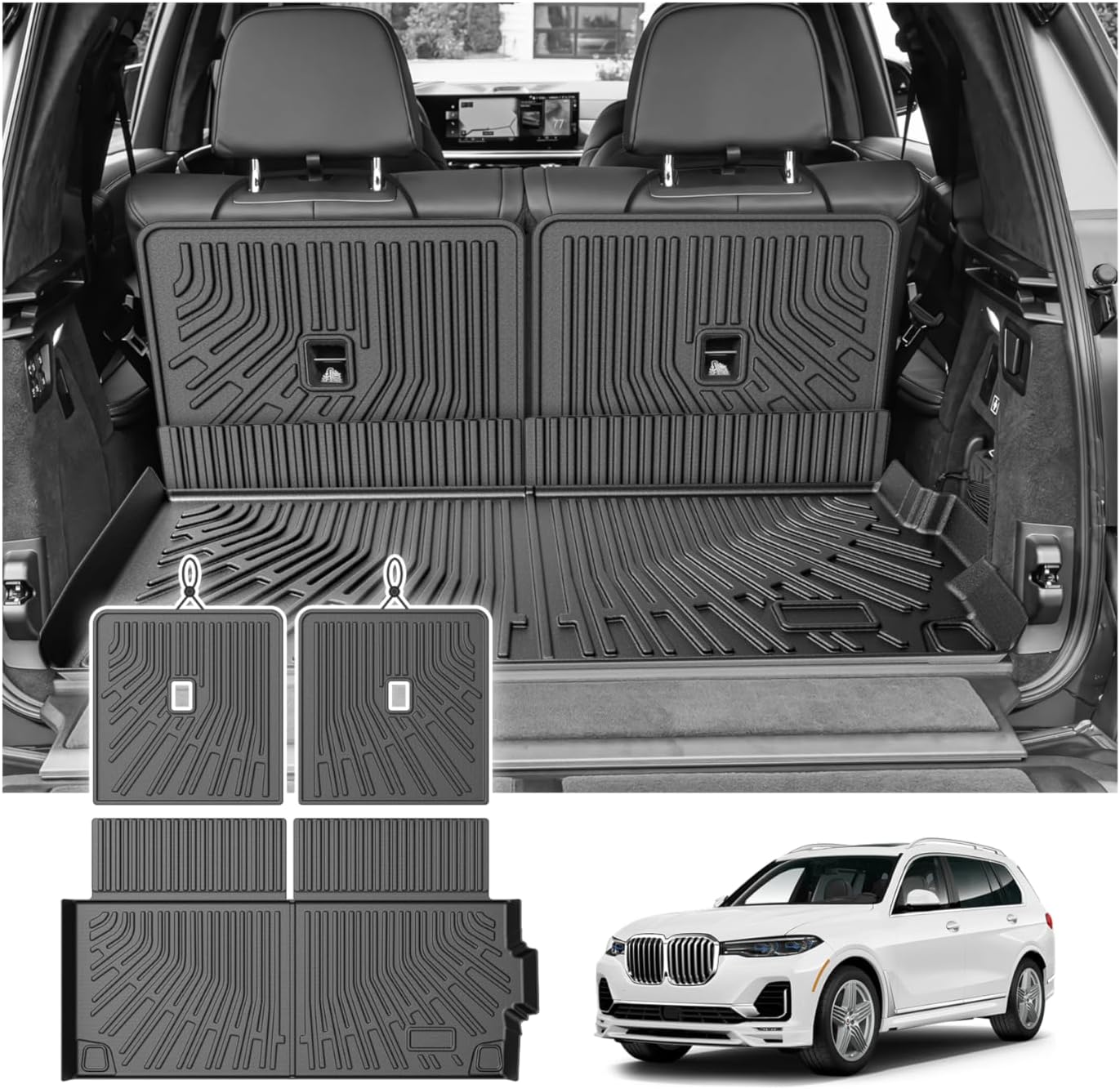 Cartist Cargo Liner for Jeep Grand Cherokee 2022-2026 5 Seater Only (NOT for WK or Grand Cherokee L), All Weather Trunk Mat for Cherokee Accessories, Heavy Duty Car Mats, Car Accessories
