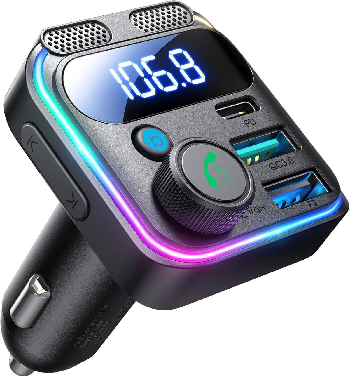 JOYROOM 81W Bluetooth 6.0 Car Adapter Wireless FM Radio Transmitter for car