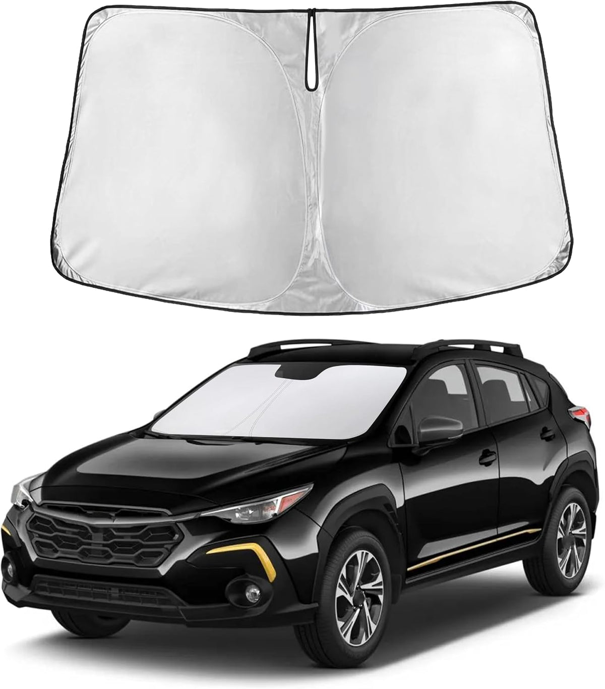 Autovir Windshields Sun Shade Fit for 2024 2025 2026 Subaru Crosstrek