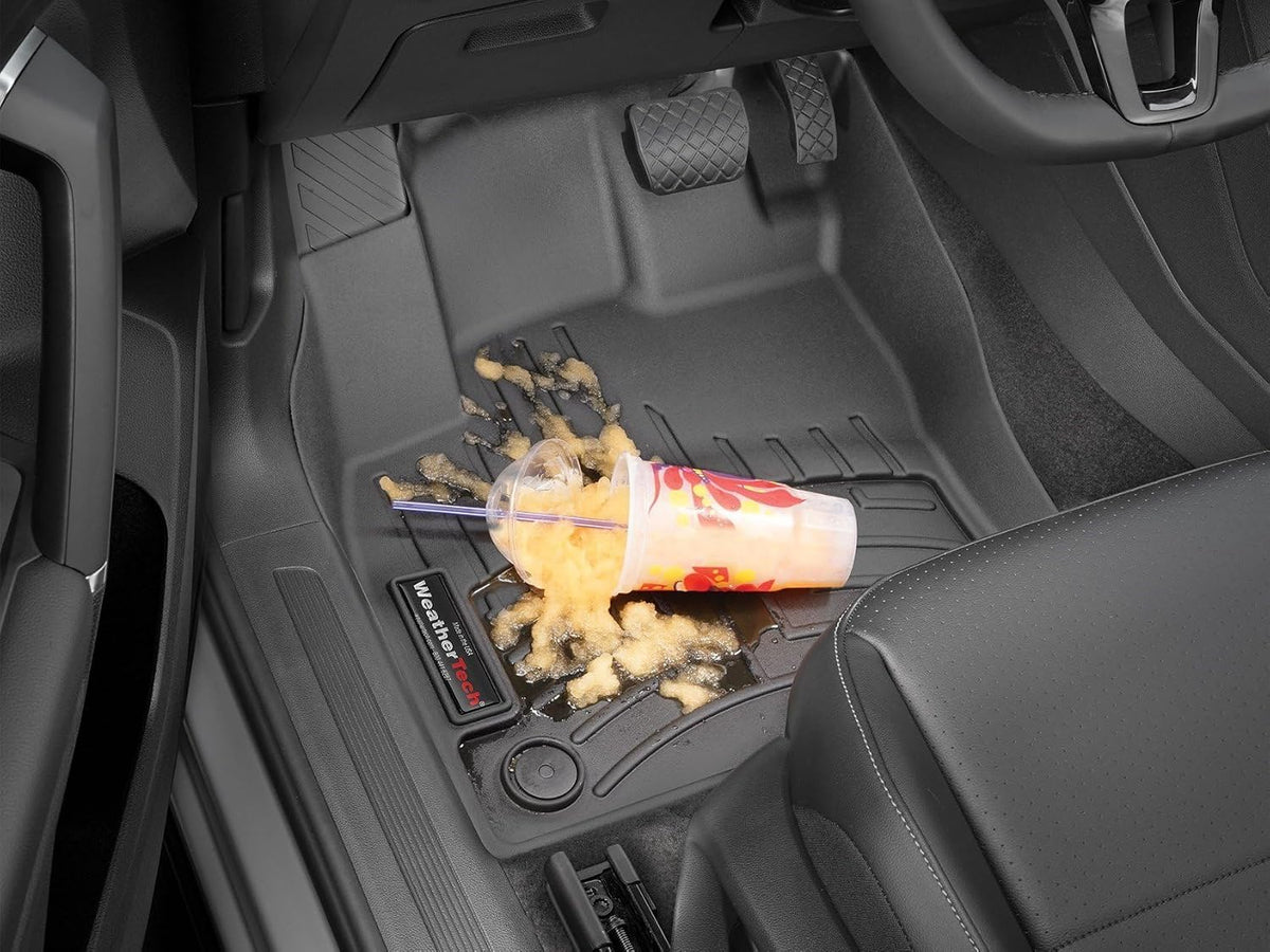 WeatherTech Custom Fit FloorLiners for Toyota Tacoma - 1st & 2nd Row (4412991-448722), Black