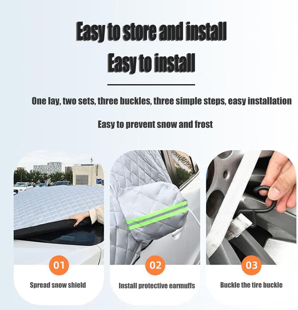 Windshield Snow Cover for Hyundai Palisade 2018-2025 LX2,Car Anti-Snow Cover,for Windshield and Window Protection,Ice and Snow&Winter Car Essentials,Winter Accessories