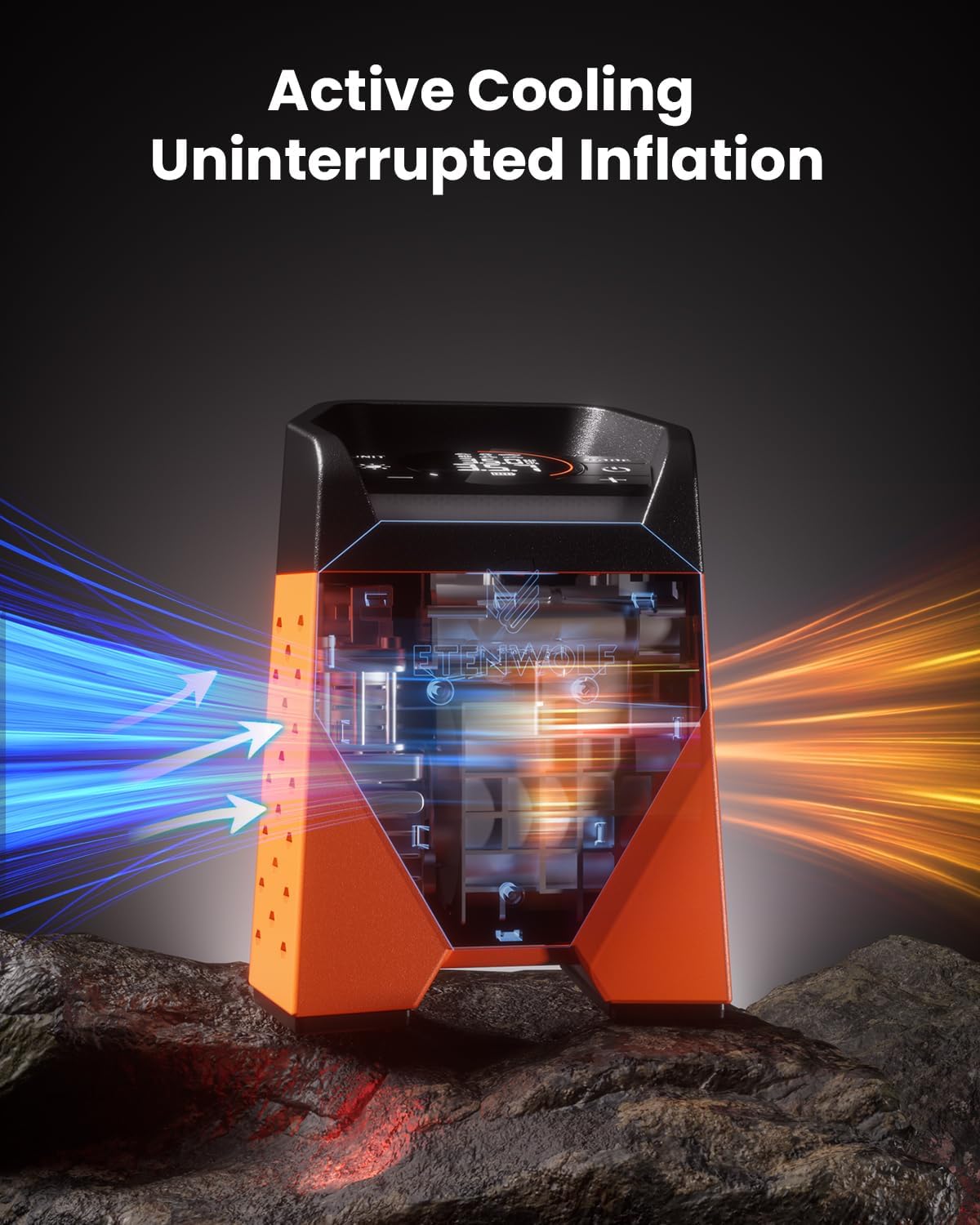 ETENWOLF ZEPHYR S3 Tire Inflator Portable Air Compressor
