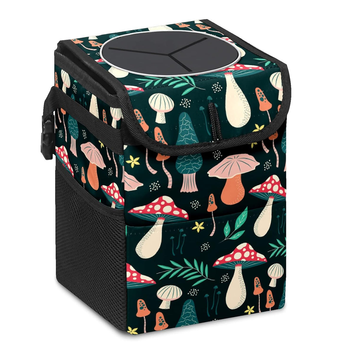 Car Trash Can – Multi-Purpose, Lightweight and Portable with Durable Water-Resistant Coating, No Installation Required, Practical and Ample Capacity, Variety of Colors.Mushroom