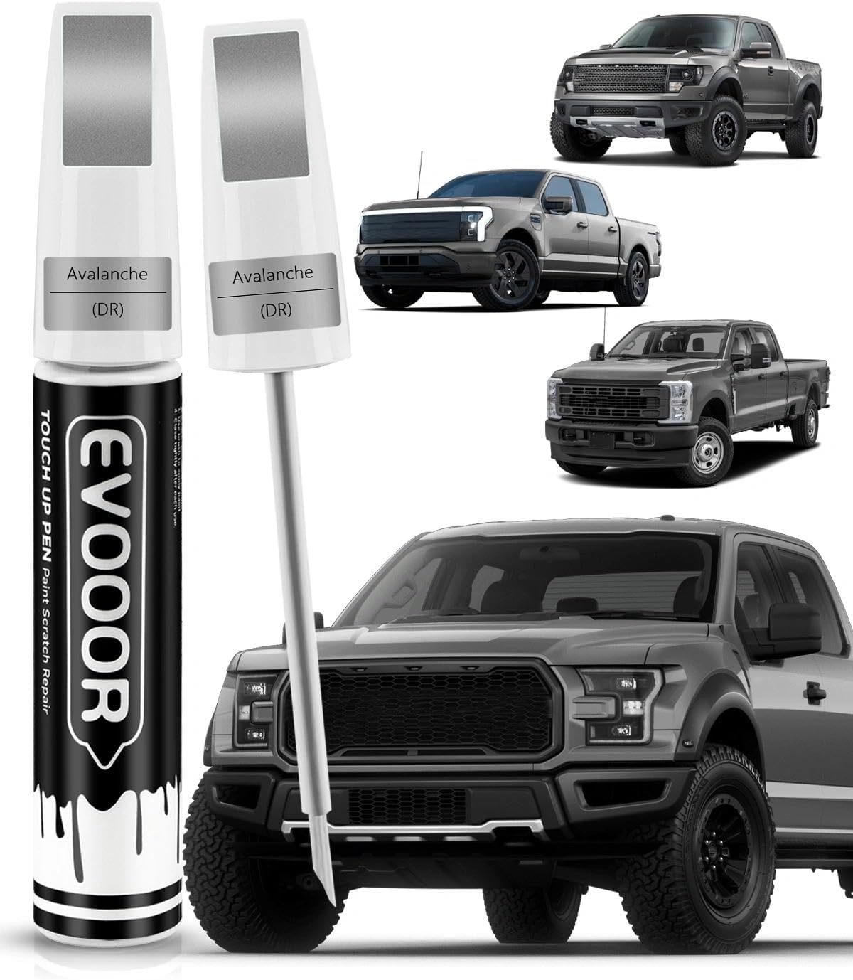 Touch Up Paint for Ford – Exact Match 2 in 1 Paint Pen for Chips and Nicks Repair (Avalanche(DR))