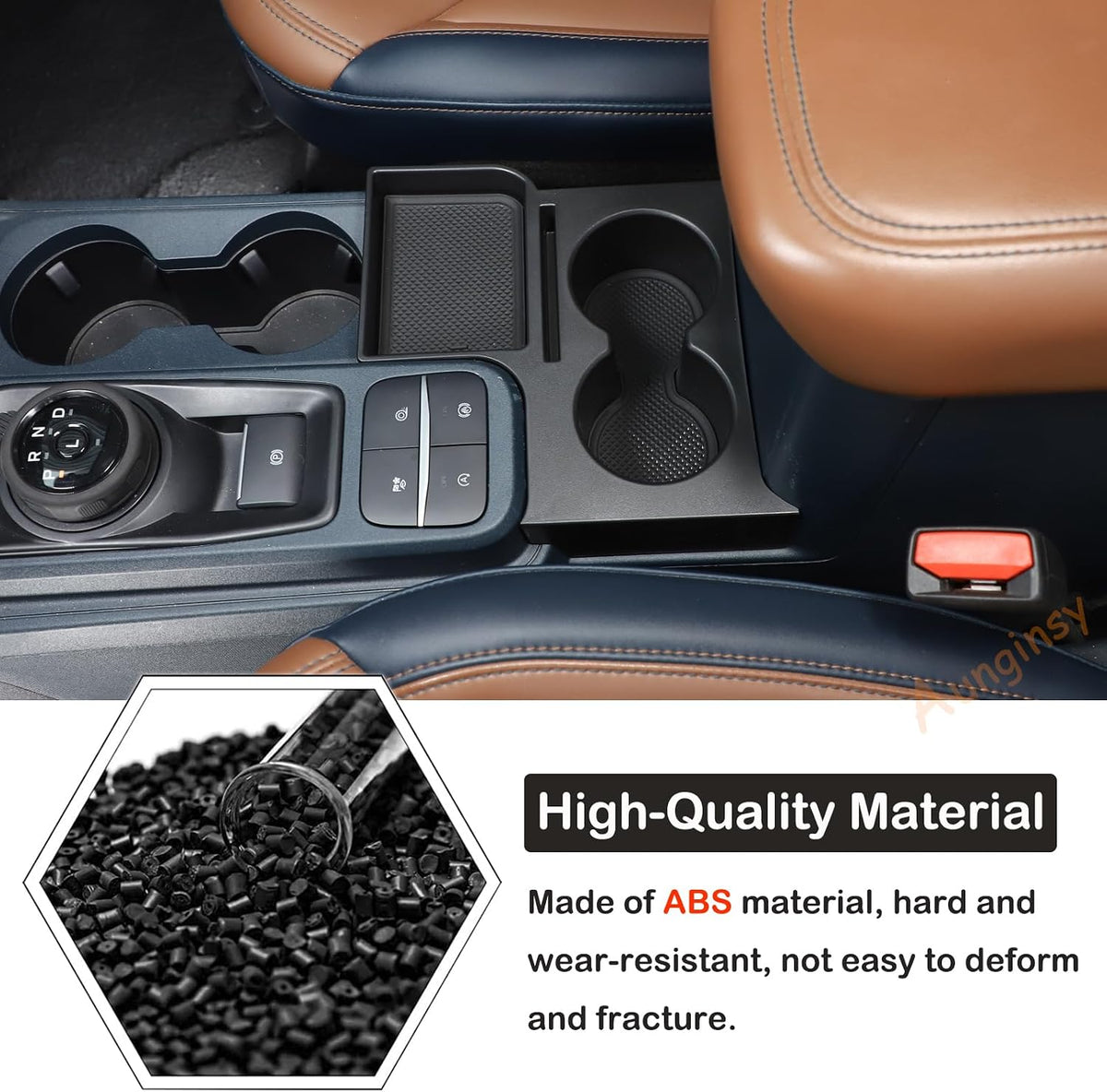 Center Console Cup Holder Organizer Compatible with Ford Maverick 2022-2026