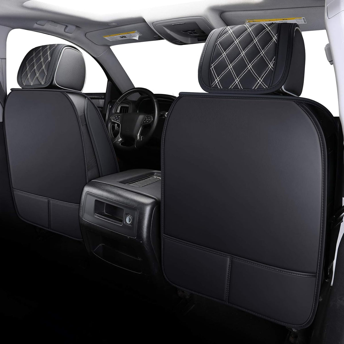 Front Seat Covers Chevy Silverado GMC Sierra 2007-2026 1500 2500HD 3500HD