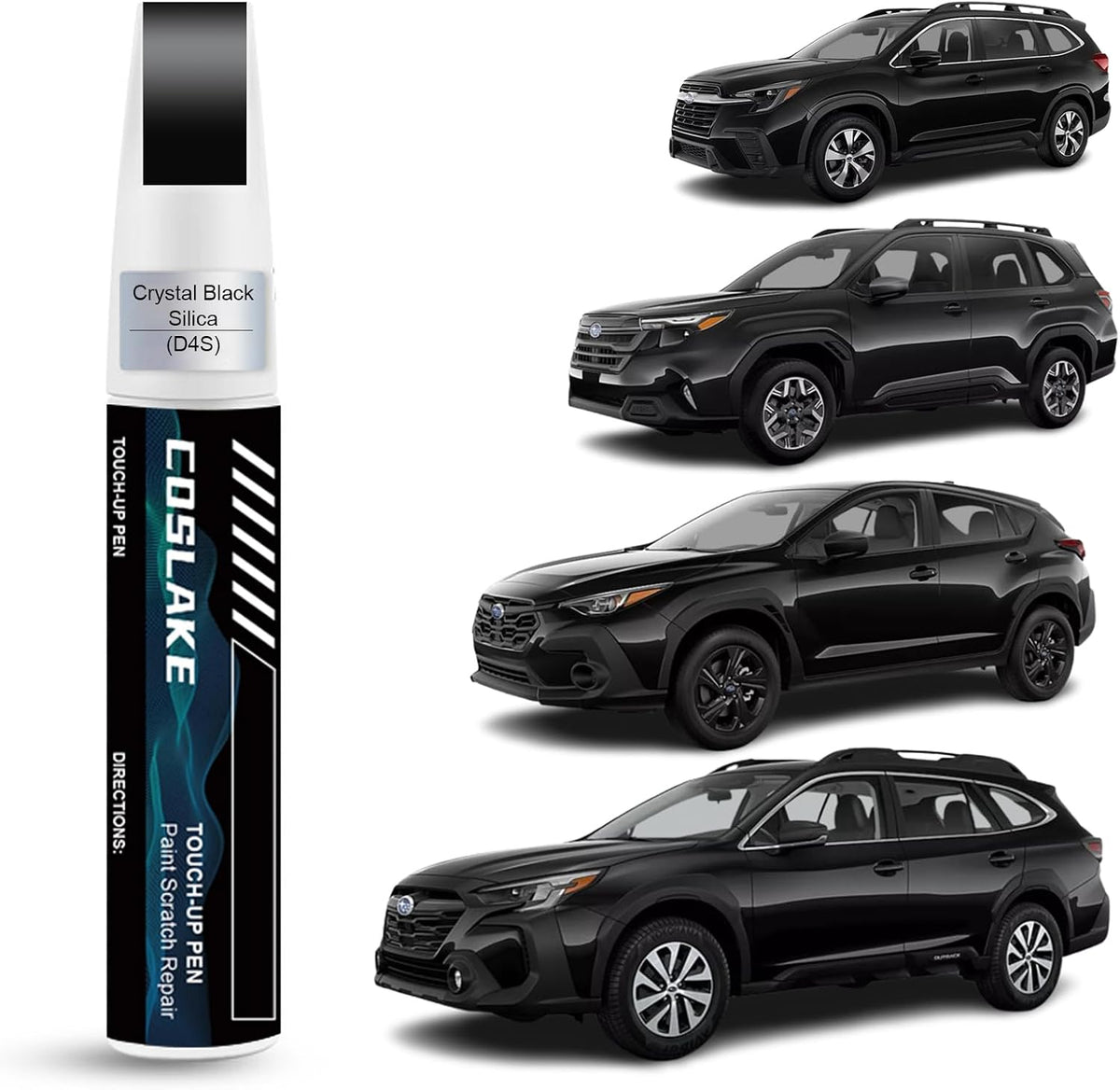 Car Touch Up Paint(Crystal Black Silica(D4S)) for SUBARU