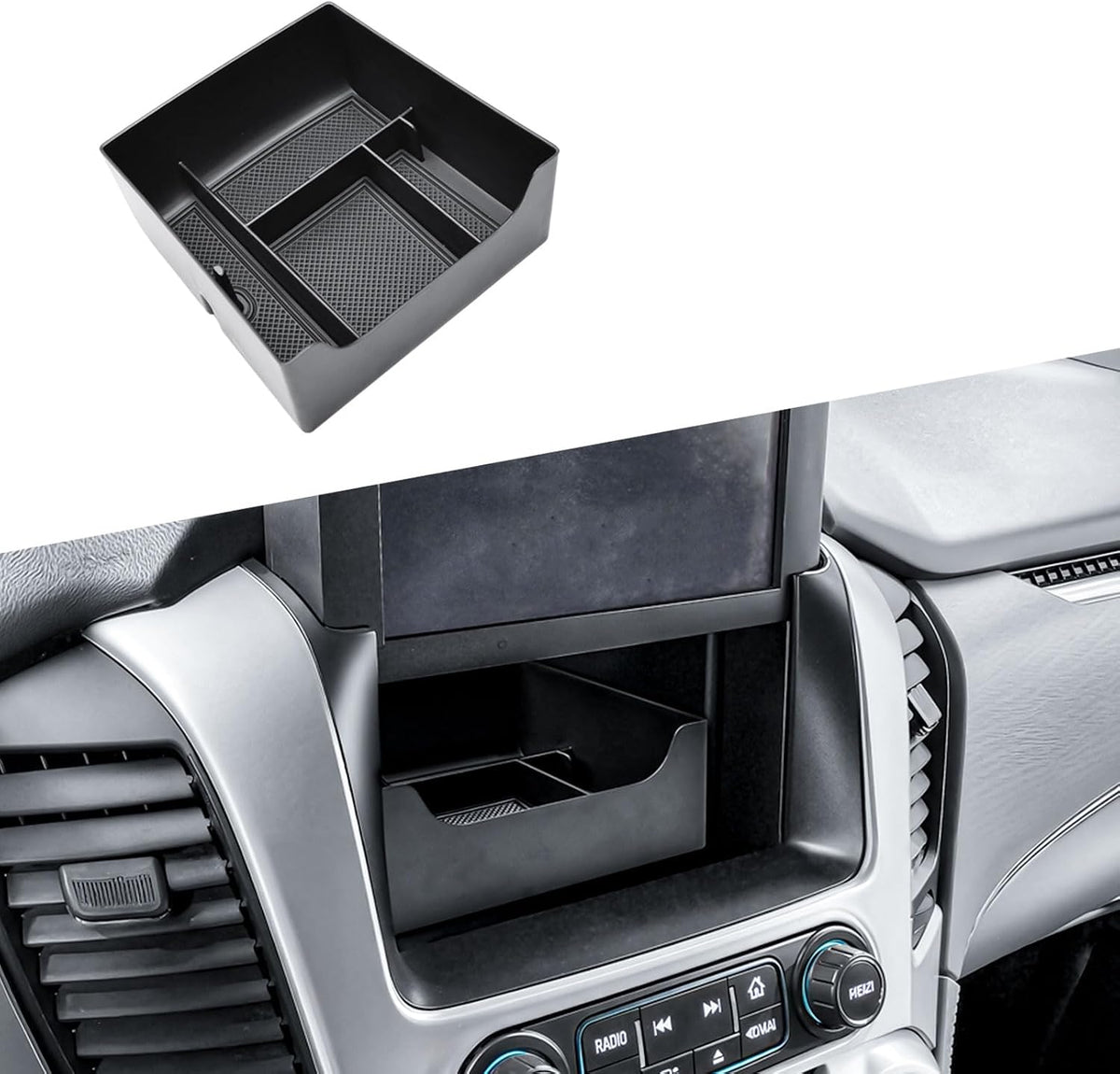 Center Console Organizer for 2015-2020 GMC Yukon & Chevrolet Suburban Tahoe