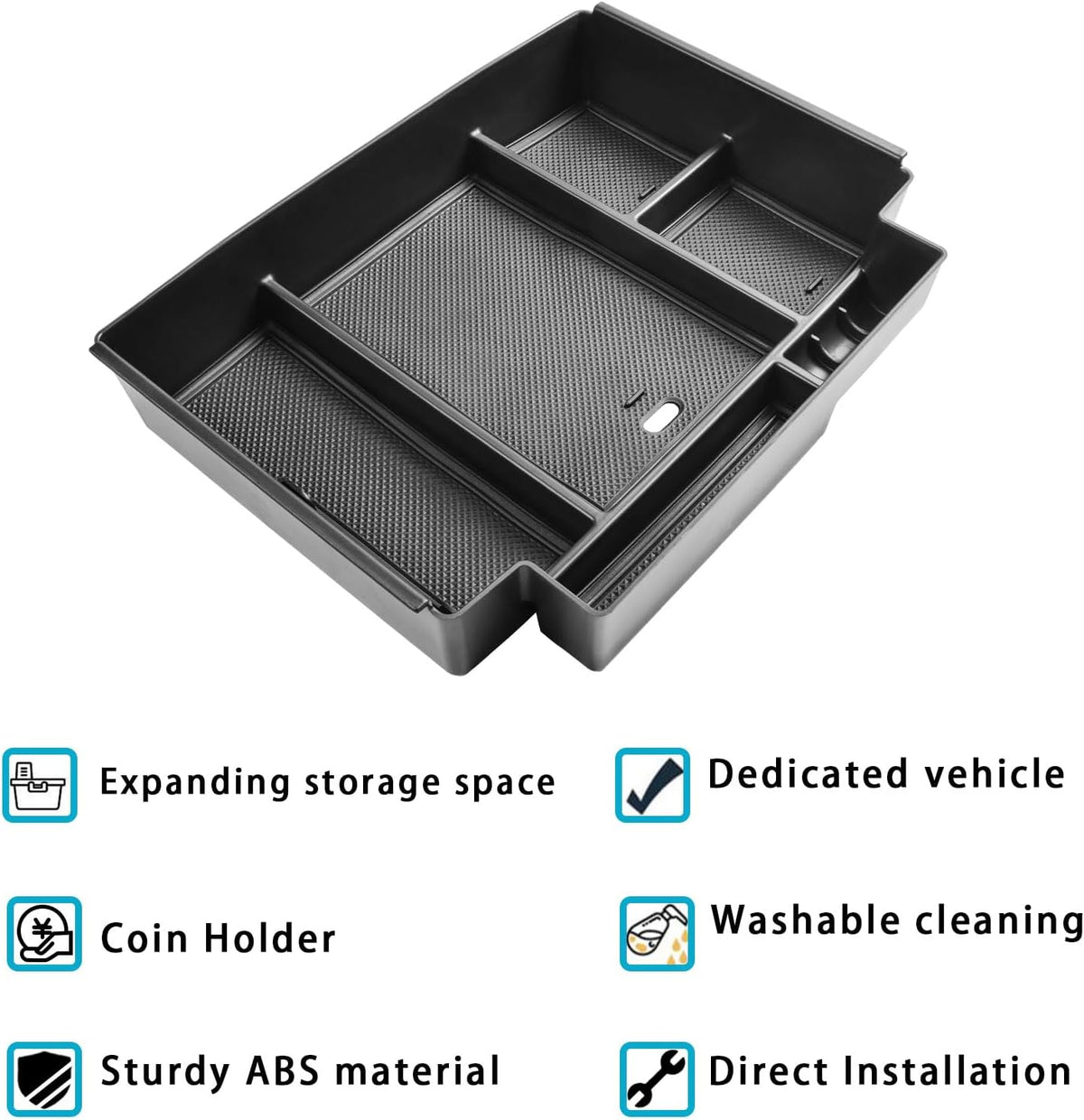 Center Console Organizer for 2021-2026 Chevy Tahoe Suburban / GMC Yukon
