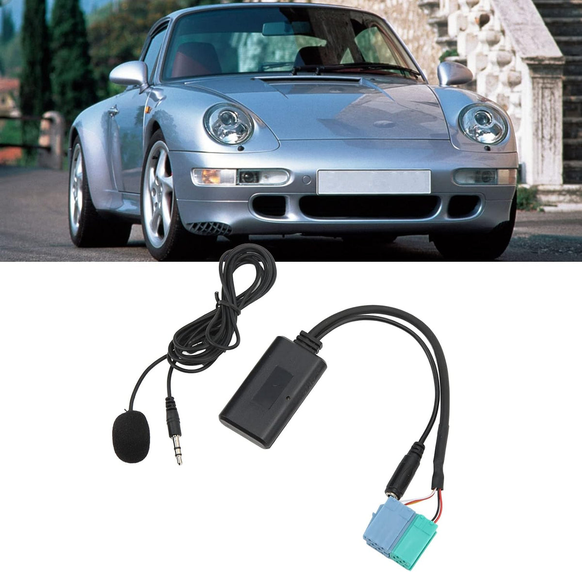 Car Wireless o Aux Input Adapter Wire,o Aux Cable Bluetooth 5.0 With Microphone Replacement For Becker Bluetooth Adapter For Becker Cdr23
