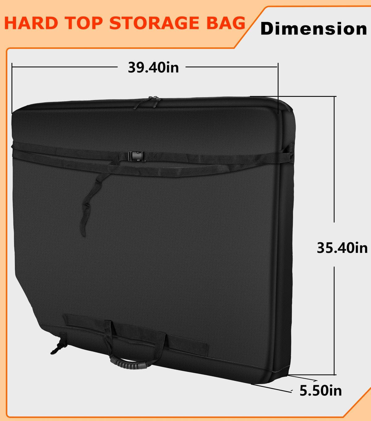 For Jeep Freedom Panel Storage Bag Top Storage For 2007-2027 Jeep Wrangler