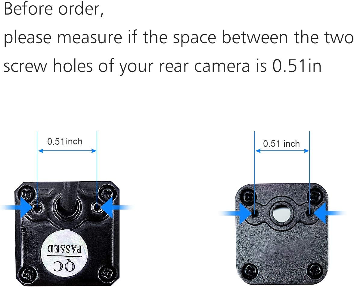 Pixelman Universal Car Rear View Camera License Plate Bracket