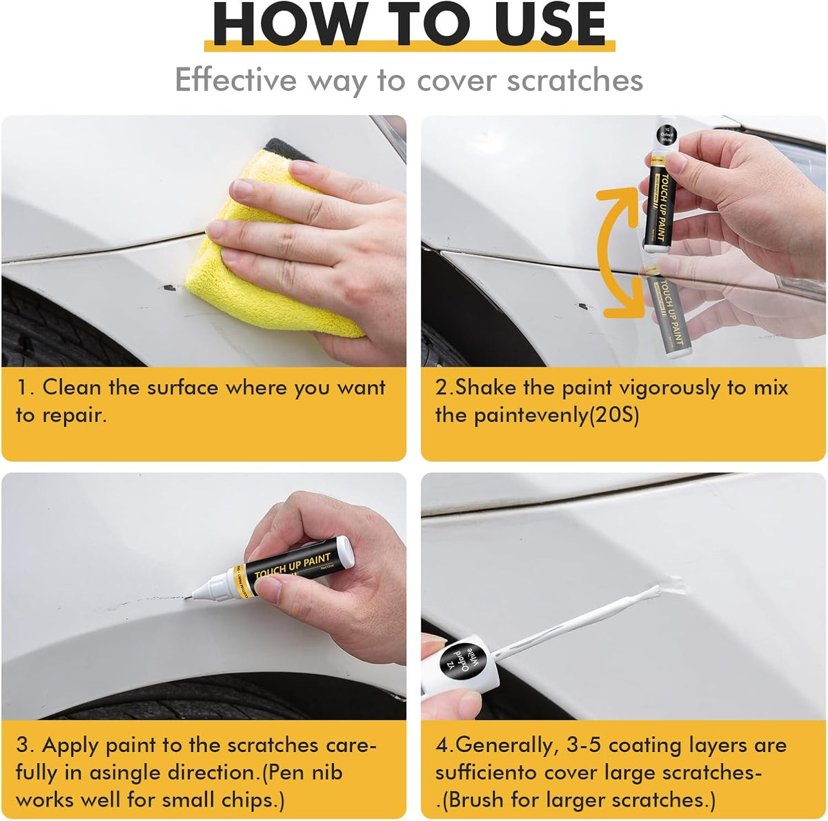 (Carbonized Gray (M7) Car Touch Up Paint For Ford