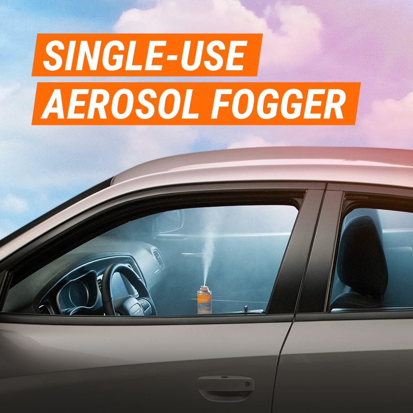 Armor All FRESH fx Rapid Odor Eliminator, Fogger Car Air Freshener, 3 Pack | Tranquil Skies scent with odor elimination technology freshens interiors and vents; 1.5-ounce car odor remover