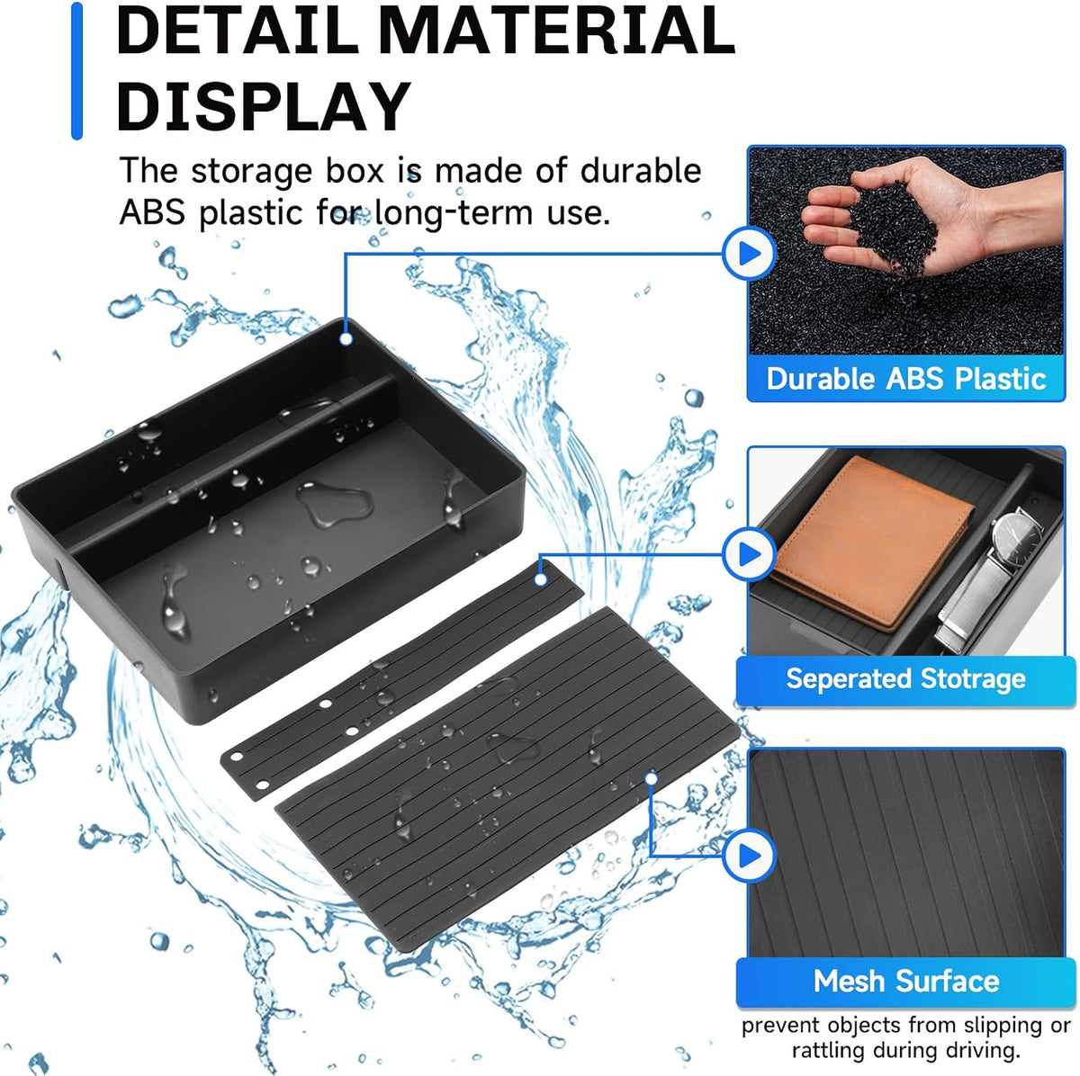 SXCY 2-Layer for 2026 Lexus TX Center Console Organizer Tray