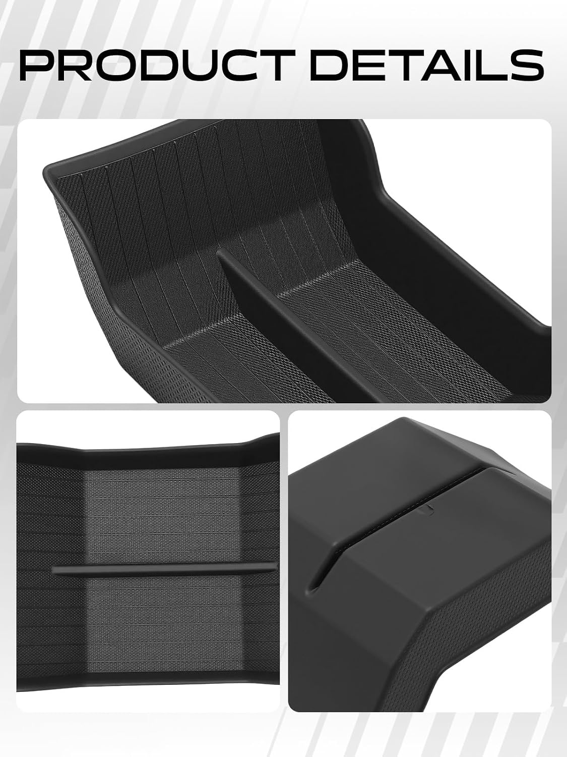 YHTAUTO Center Console Lower Bottom Organizer for Tesla Model 3 2021-2023