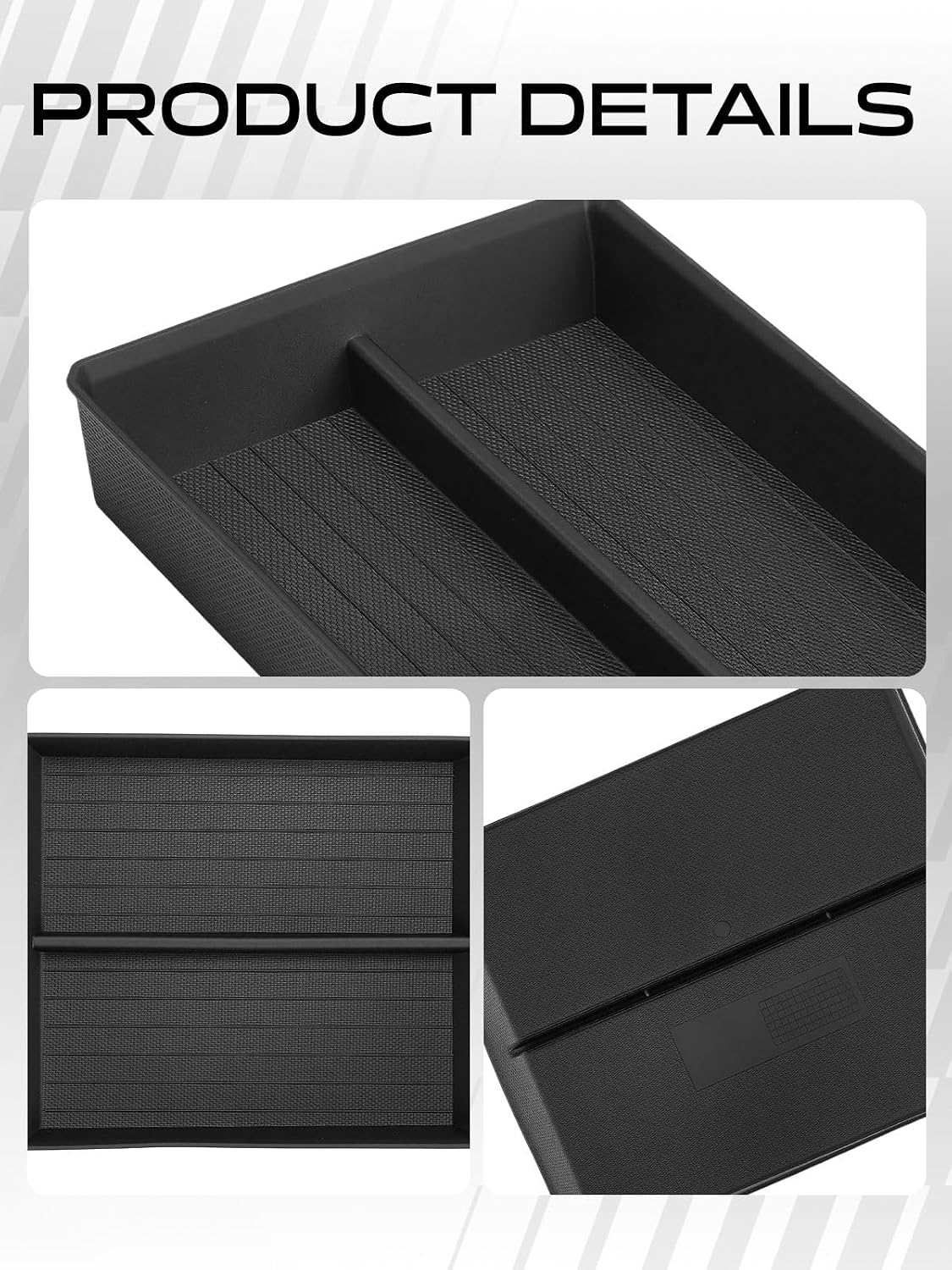 YHTAUTO Center Console Lower Tray for Tesla Model 3 Highland 2024 2025 2026