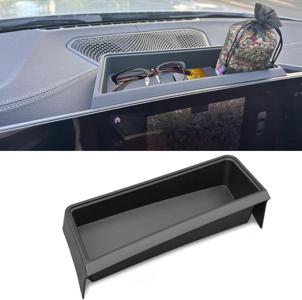 For BMW X3 G01 Center Console Organizer 2018-2024(Not Fit 2025+),1PC